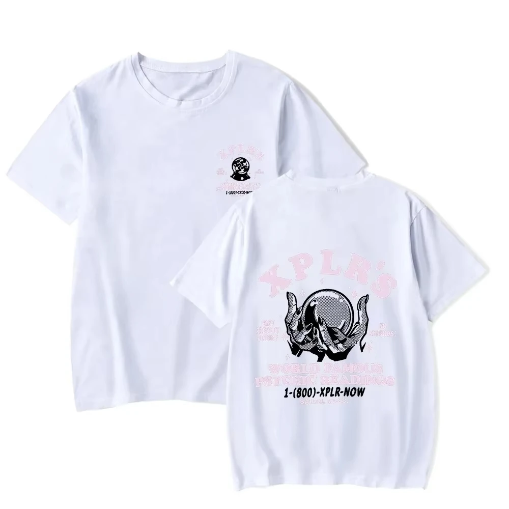 XPLR World Famous Sam And Colby T-Shirt Merch Unisex Summer For Women Harajuku Short Sleeve Tshirt Streetwear