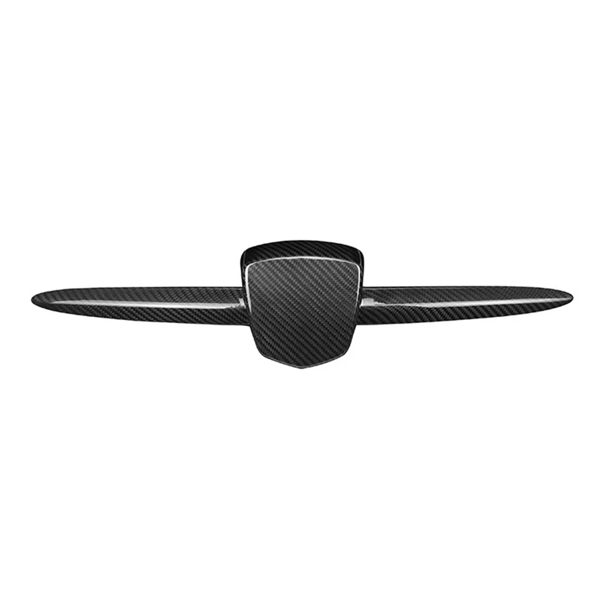

look-Real Hard Carbon Fiber Car Front Badge Whiskers Logo Frame for 595 695