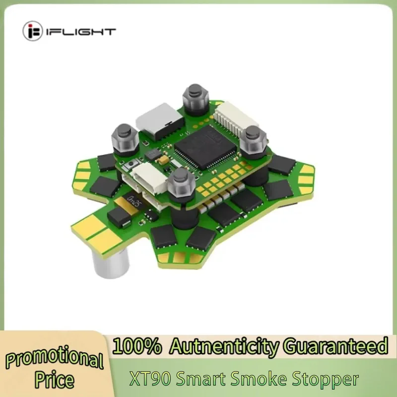 

Комплект iFlight BLITZ Mini F7 E55R с полетным контроллером BLITZ Mini F7 V1.2 / регулятором скорости BLITZ E55R 4-в-1 2-6S ESC для FPV-дронов на радиоуправлении