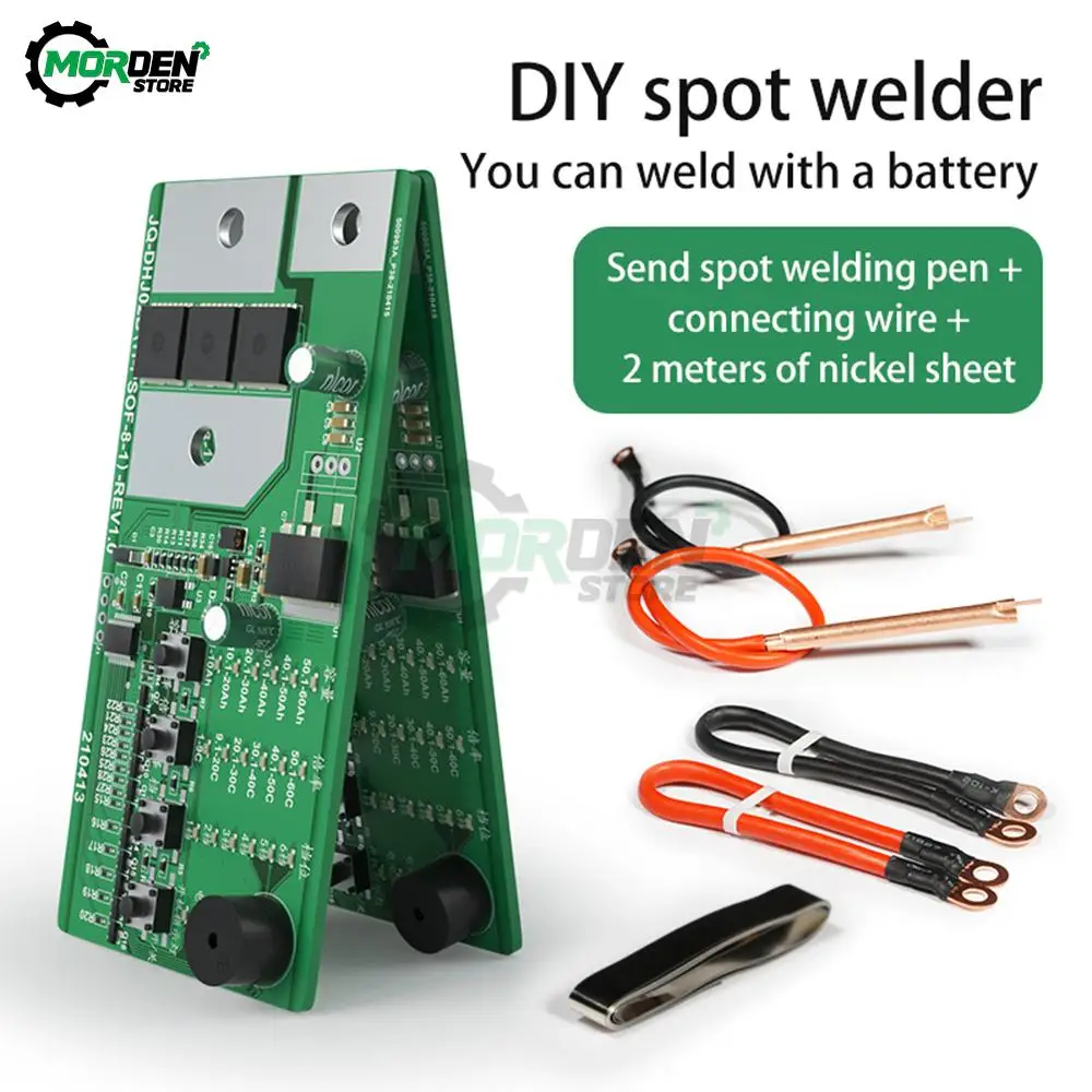 DIY Spot Welder Welding Machine 0.1~0.3mm Nickel Sheet Welder Tool Intelligent Control Spot Welder For 18650 26650 Battery