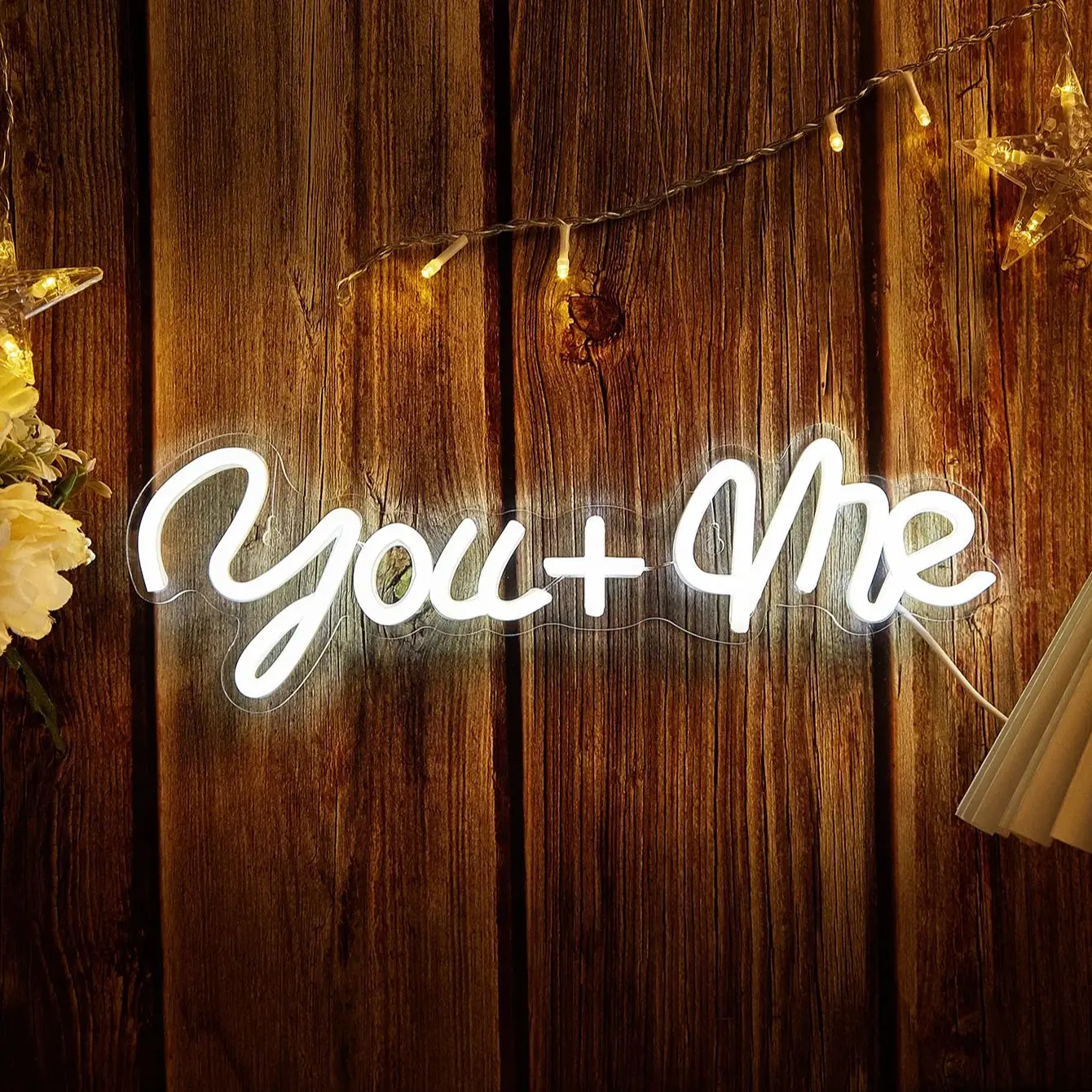

Chi-buy светодиодный неоновый You + Me неоновые вывески с питанием от USB, ночник, 3D настенное искусство, декор для спальни, гостиной, лампы, вывески
