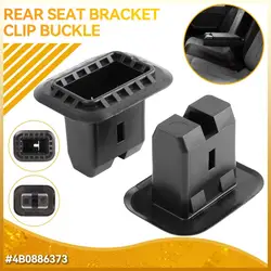 2pcs Car Rear Seat Fixing Buckle Seat Clamp Cushion Pad Clips 4B0886373 4B088637301 4B088637301C 1K0886373C For Audi A4 A6 Q7 VW