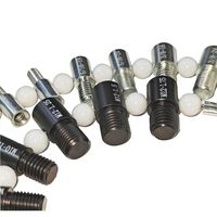 26Pcs Nut and Bolt Thread Checker Set Inch and Metric Size Precise Thread Checker Universal Lightweight Thread Measuring Tools