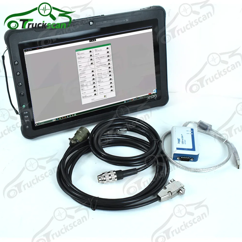 2.72 For MTU DiaSys Diagnostic software USB to CAN with MDEC ADEC Cable Diesel engine Truck Diagnostic tool AND F110