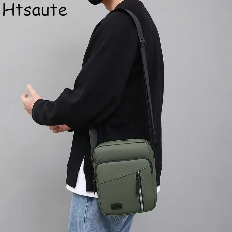 High Quality Waterproof Pack Fashion Casual Men's Crossbody Shoulder Bag Top Handle Design Man Messenger Handbag sling bag