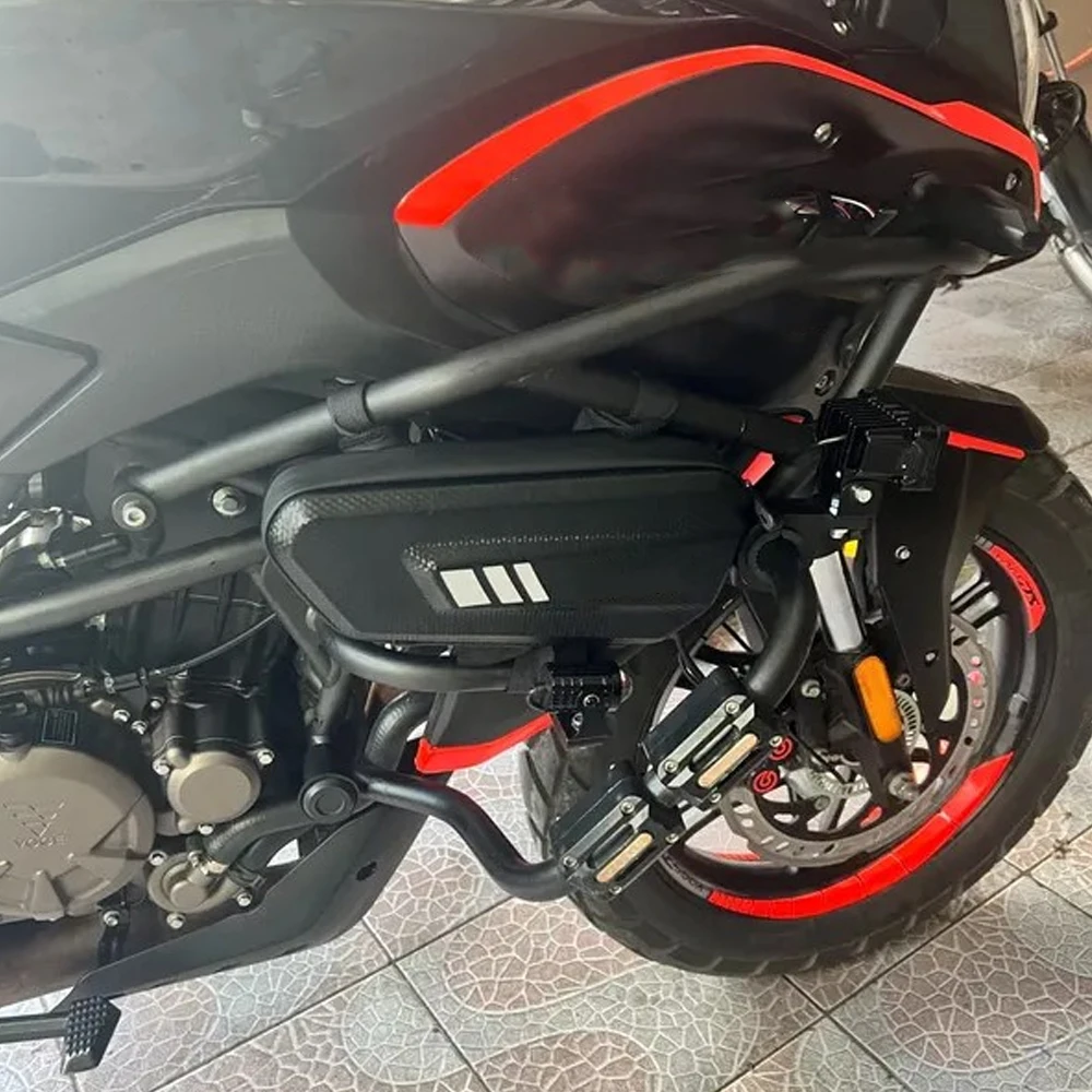 ل BMW F900R F900XR F 900 XR R 900XR 900R 2020-2024 دراجة نارية الملحقات تعديل مقاوم للماء مثلث الجانب حقيبة هارد شل حقيبة #4