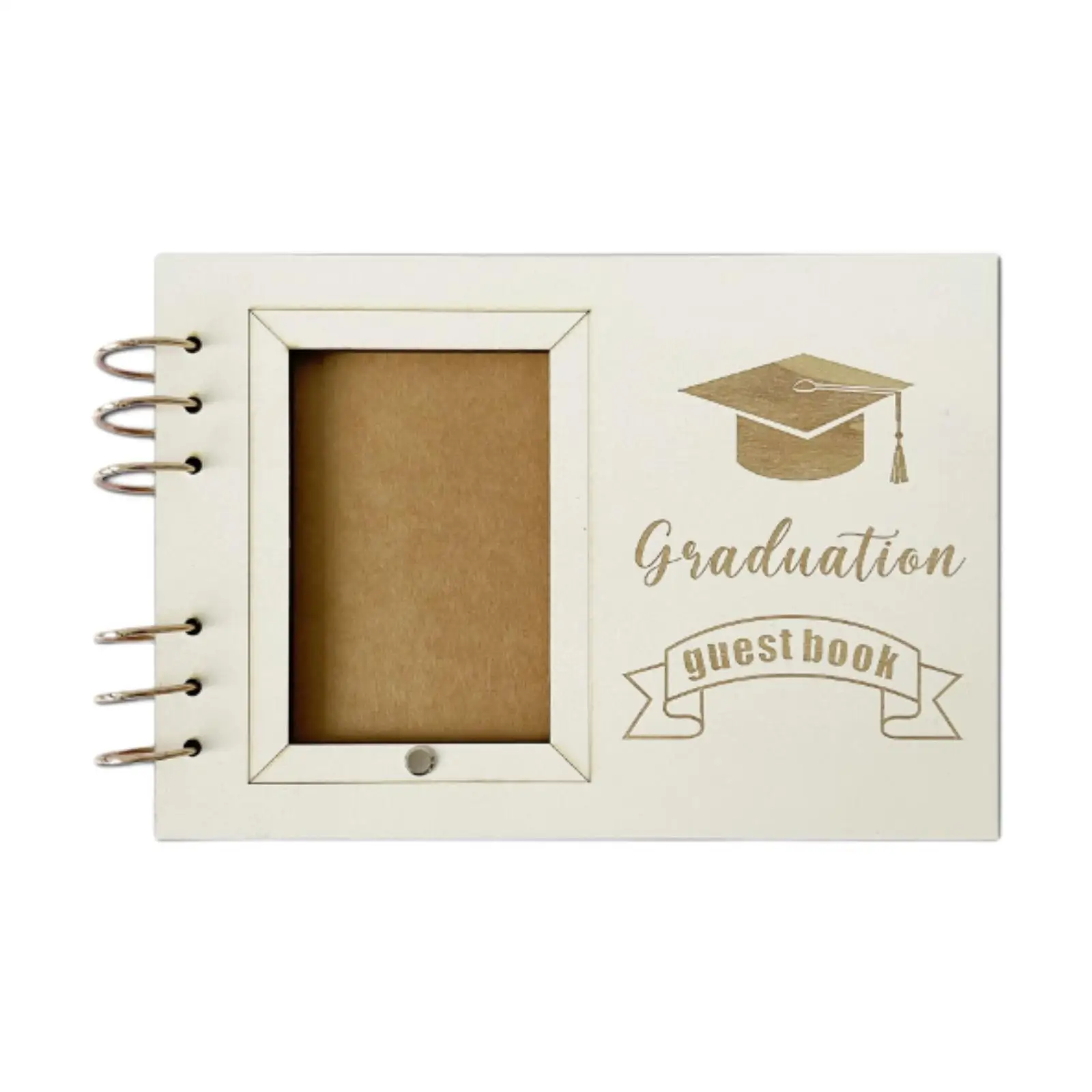 Graduation Guest Book Grad Gift Rustic for College Party Supplies Graduates