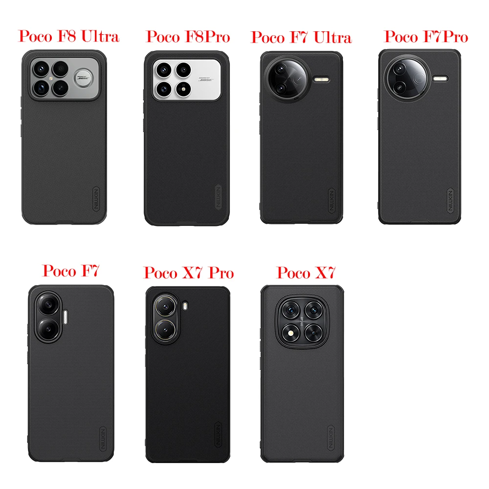 Nillkin dla Xiaomi POCO F8 Ultra F8 Pro F7 Ultra F7 Pro X7 Pro X7 Super Frosted Shield Pro PC+TPU Twarda Ochronna Obudowa — zdjęcie produktu 2