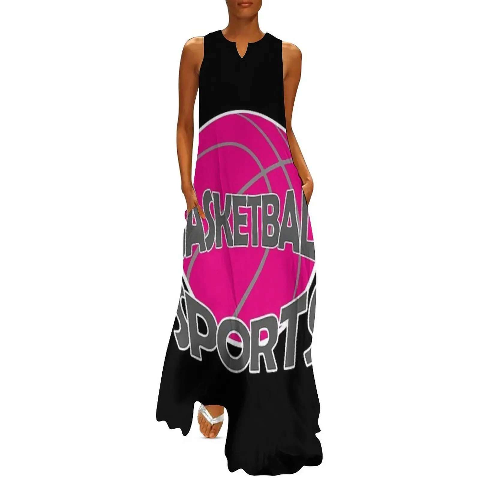 

Basketball, Bola Rosa Long Dress clothes for woman women's summer clothing 2025 sexy short dresses daring