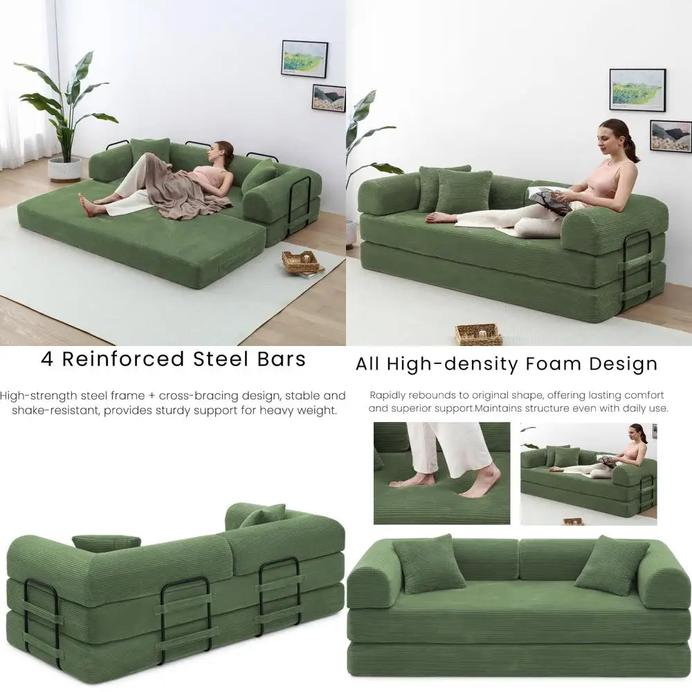 Futon Sofa Bed 79 F… - image