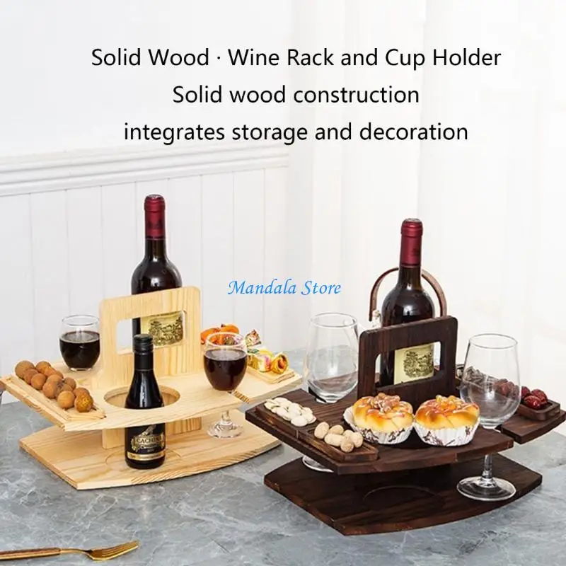 

U2JC Мини-деревянный пляжный столик для кемпинга, многофункциональный складной портативный стол для пикника