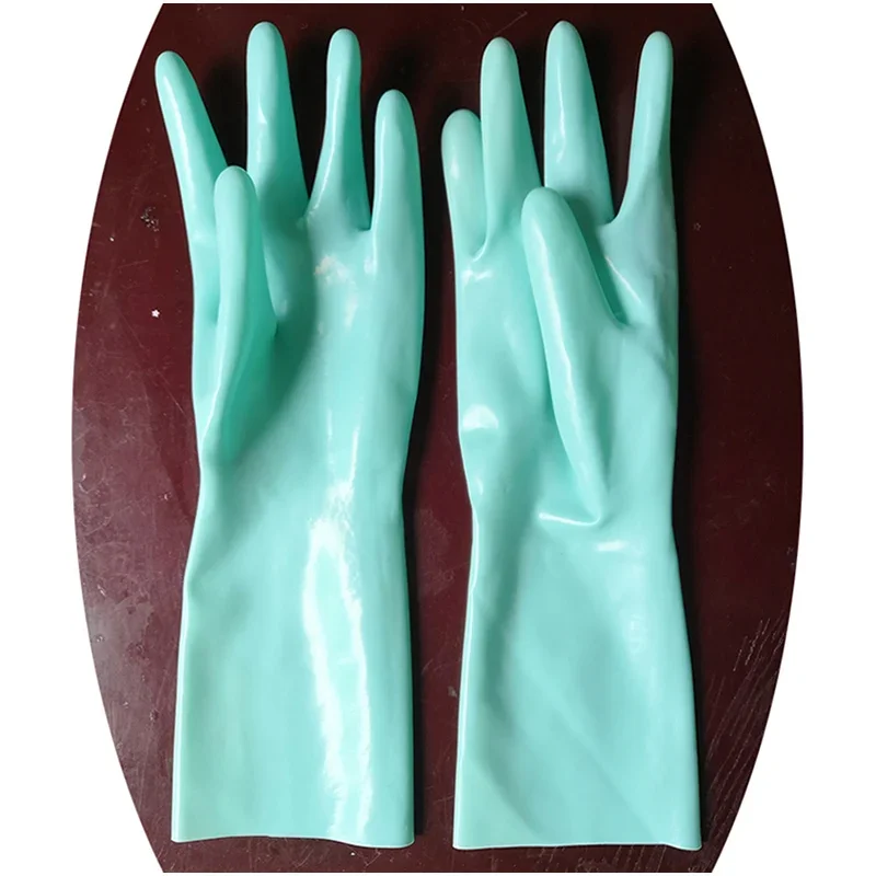 Latex Gloves Natural Mittens for photography Sexy Short gloves Fetish gloved baby pink yellow Muti colors