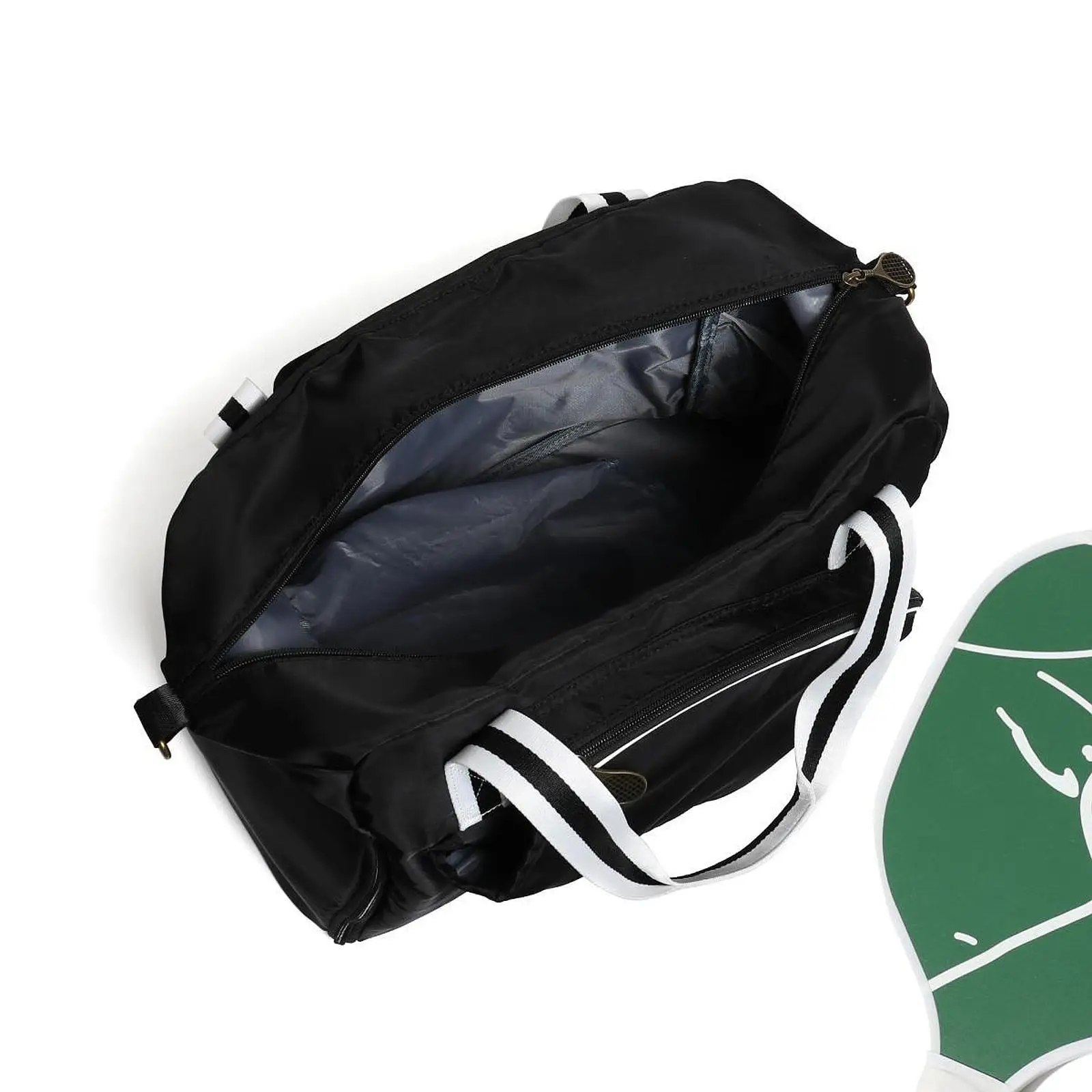

Pickleball Racket Storage Bag Handbag Pickleball Shoulder Bag Zipper Closure