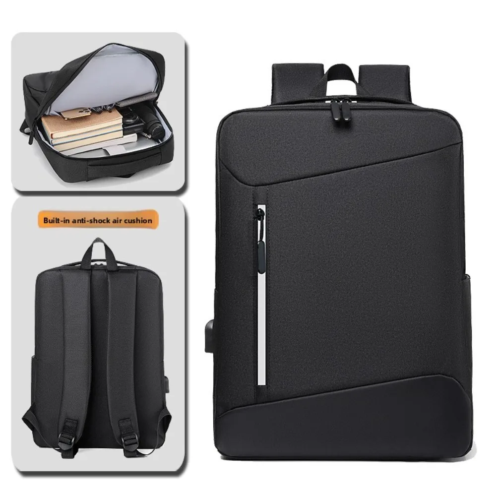 

Мужской деловой повседневный рюкзак, модные высококачественные водонепроницаемые компьютерные рюкзаки, большая вместительная школьная сумка из ткани Оксфорд, мужская