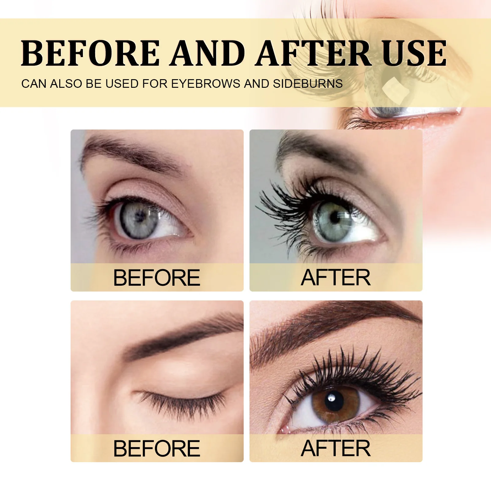 Fast Eyelash Growth Serum  Natural Eyelash Enhancer Longer Fuller Thicker Lashes Treatment New Products Eye Care Makeup ﻿