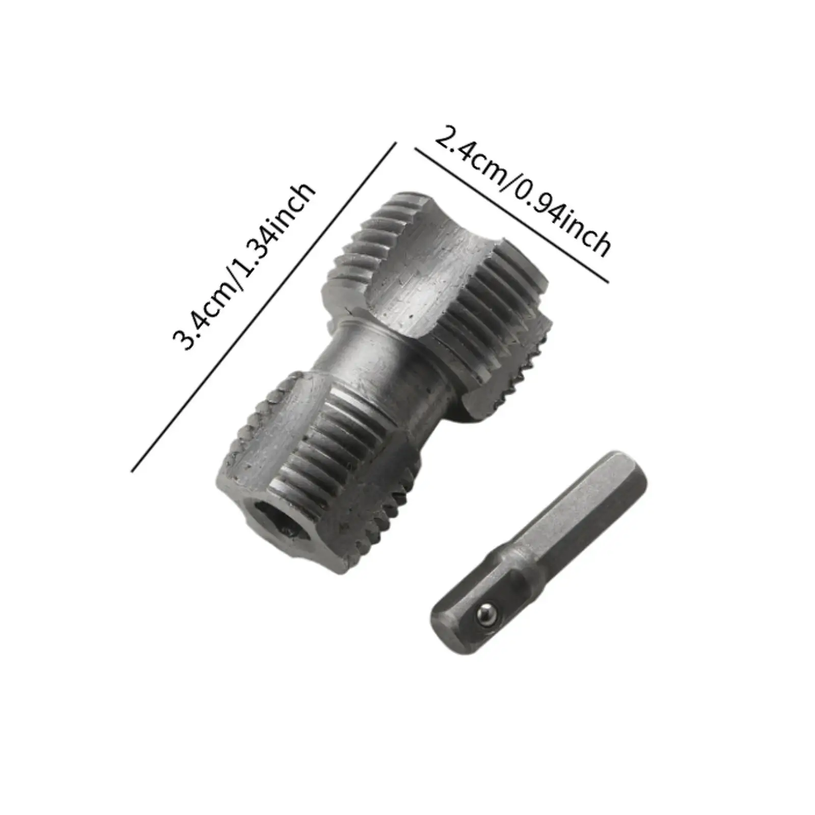 PVC Water Pipe Threader Easy to Use Threading Machine Multifunctional Opener Plumbing Tools for Garage Household Electric Drill