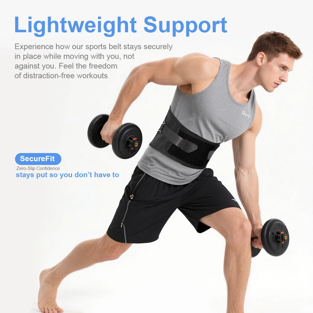 

Back Braces for Lower Back Pain Relief with 4 Stays, Breathable Back Support Belt for Men/Women for Work Lumbar Support Belt