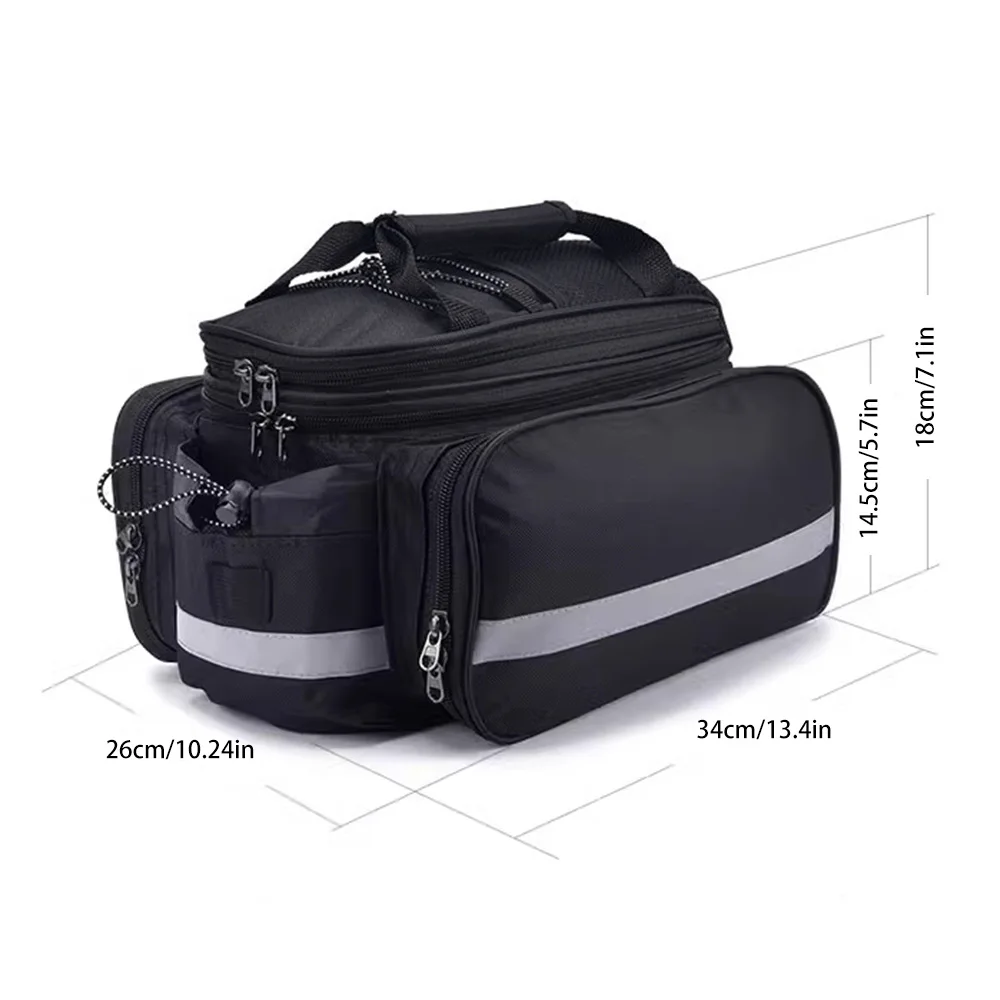 Bicycle Bags Mountain Bike Tail Cycling Bag Riding Back Seat Tube Bag Pouch Frame Holder Bicycle Accessories Cargo Carrier Bags