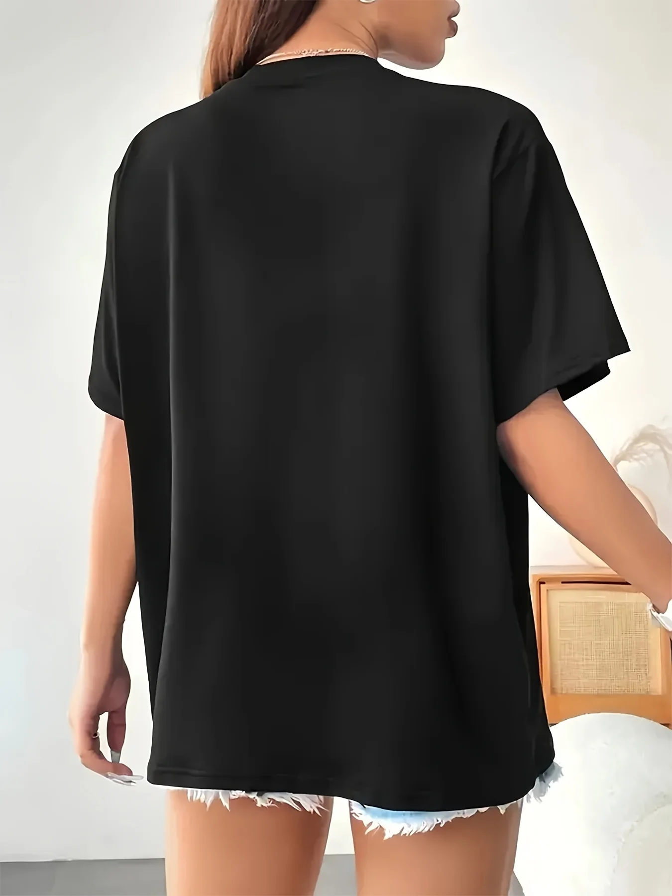 Camiseta con estampado de calavera para mujer, talla grande, algunas cosas son mejores izquierdas, diseño humorístico, pantalón corto informal de manga