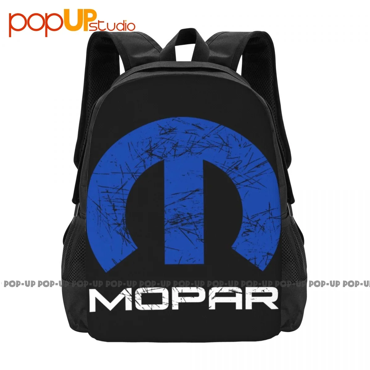 Mopar Motor Parts Fiat Chrysler Automobiles Cars Trucks Logo Backpack Large Capacity Backpack Sports Bag