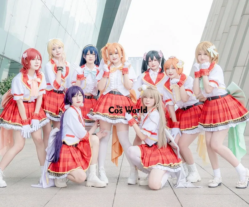 Love Live SIF2 Otonokizaka High School Kousaka Honoka Minami Kotori Sonoda Umi Ayase Eli Outfit Anime Cosplay Costumes