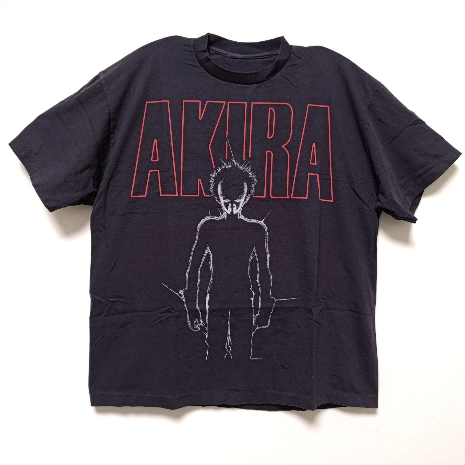 Akira The Magic Child - Japanese Anime Animation - Retro Single-strand Sewing Short-sleeved Cotton T-shirt