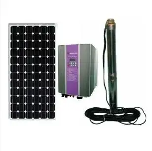 مضخة تيار مستمر كهربائية عالية الجهد متعددة المراحل للري الزراعة الصلب 0.5HP مضخة الآبار العميقة الغاطسة بالطاقة الشمسية م #5