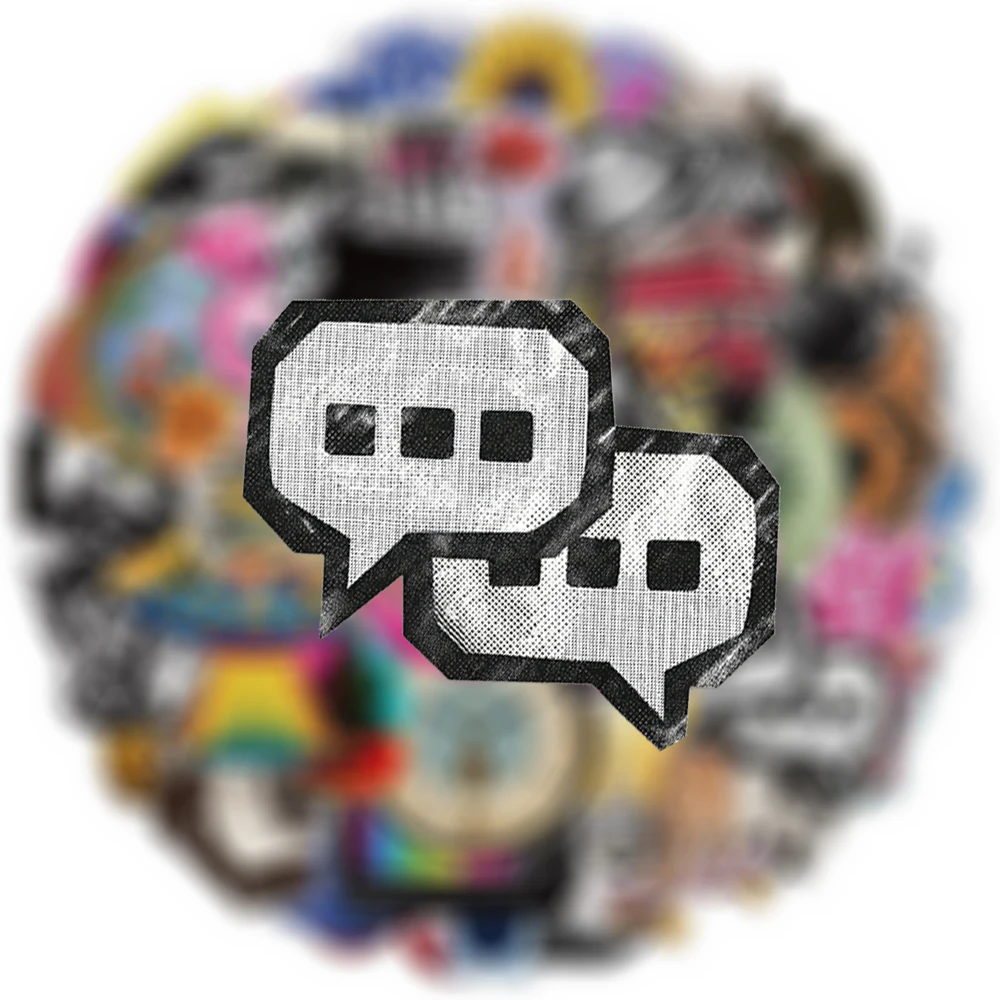 10/30/50pcs Ins Style Millennium Pop Art Aesthetic Stickers Decals DIY Guitar Phone Laptop Cool Cartoon Transparent Sticker Pack