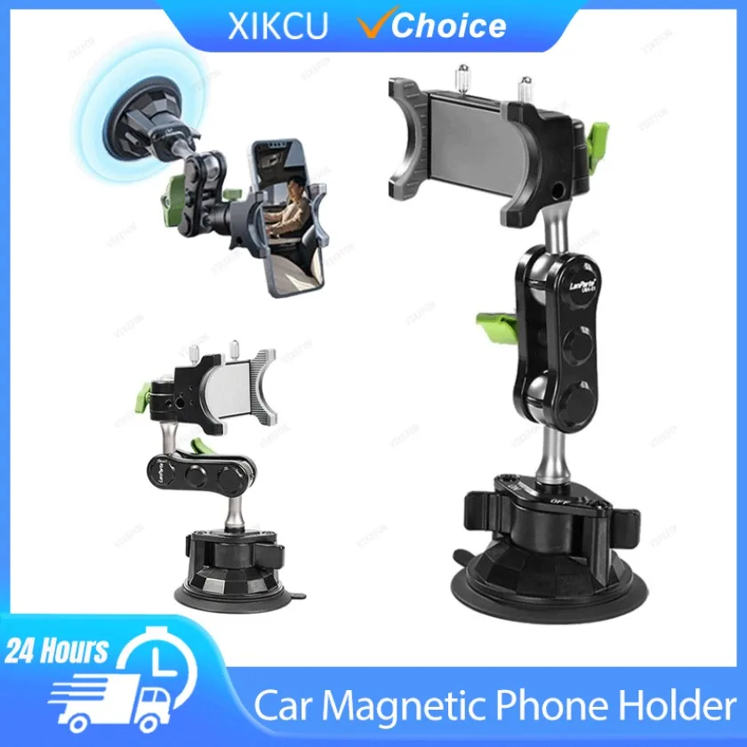 

Автомобильный телефон с шаровой головкой, многофункциональный регулируемый автомобильный держатель на присоске 360° ° Вращающееся автомобильное крепление для телефона на лобовое стекло автомобиля