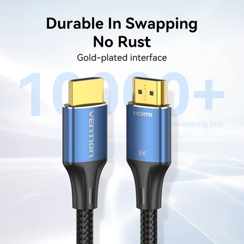 HDMI-кабель Vention 2.1, 8K, поддержка 3D, 48 Гбит/с — внешний вид товара