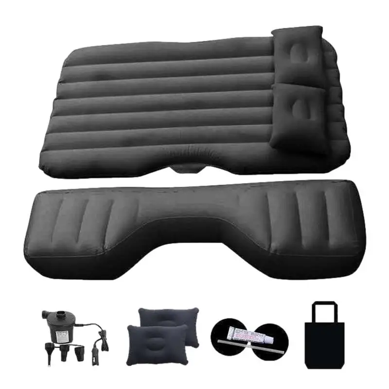 Car Back Seat Sleeping Air Cushion universal auto Travel Mattress Bed Extended Air Couch Car Travel Inflatable Mattress portable