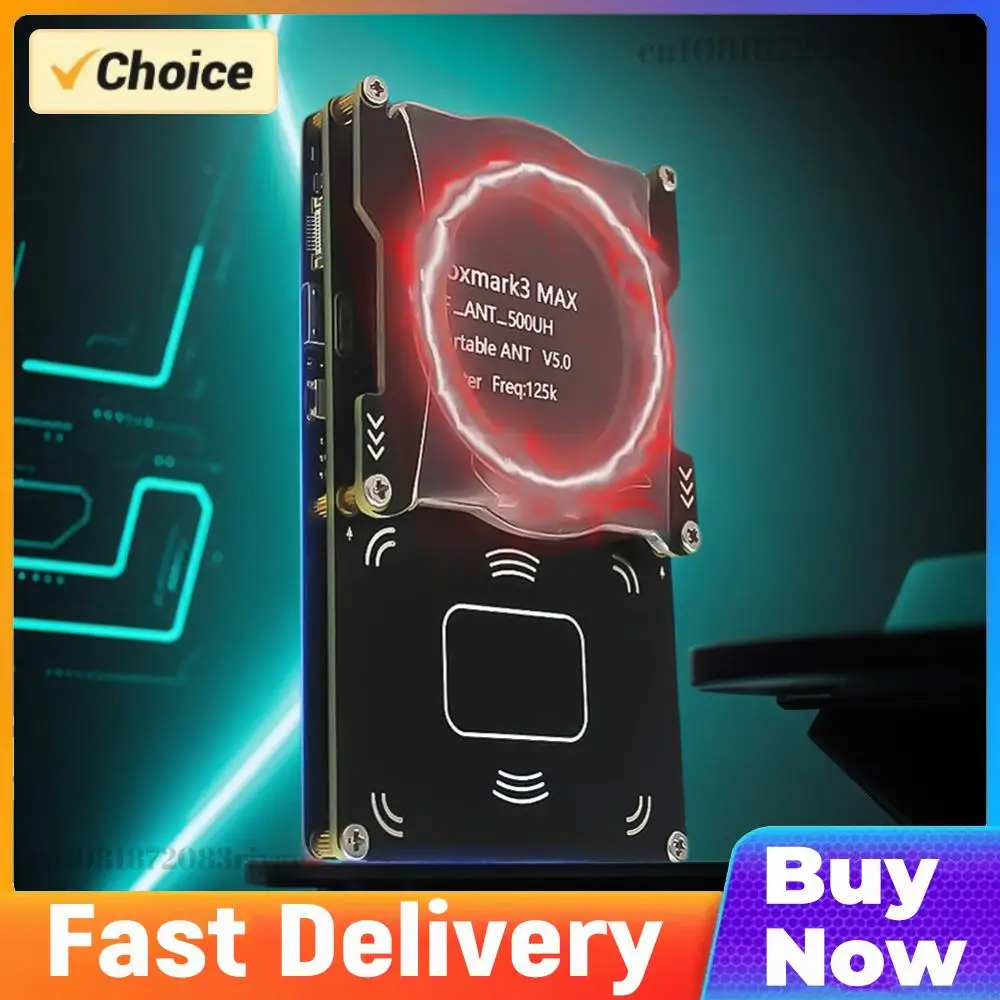 

Комплект Proxmark3 MAX: считыватель бейджей 13,56 МГц, 125 кГц, декодер IC/ID/NFC-меток, дубликатор, смарт-программатор, копир RFID/NFC-карт