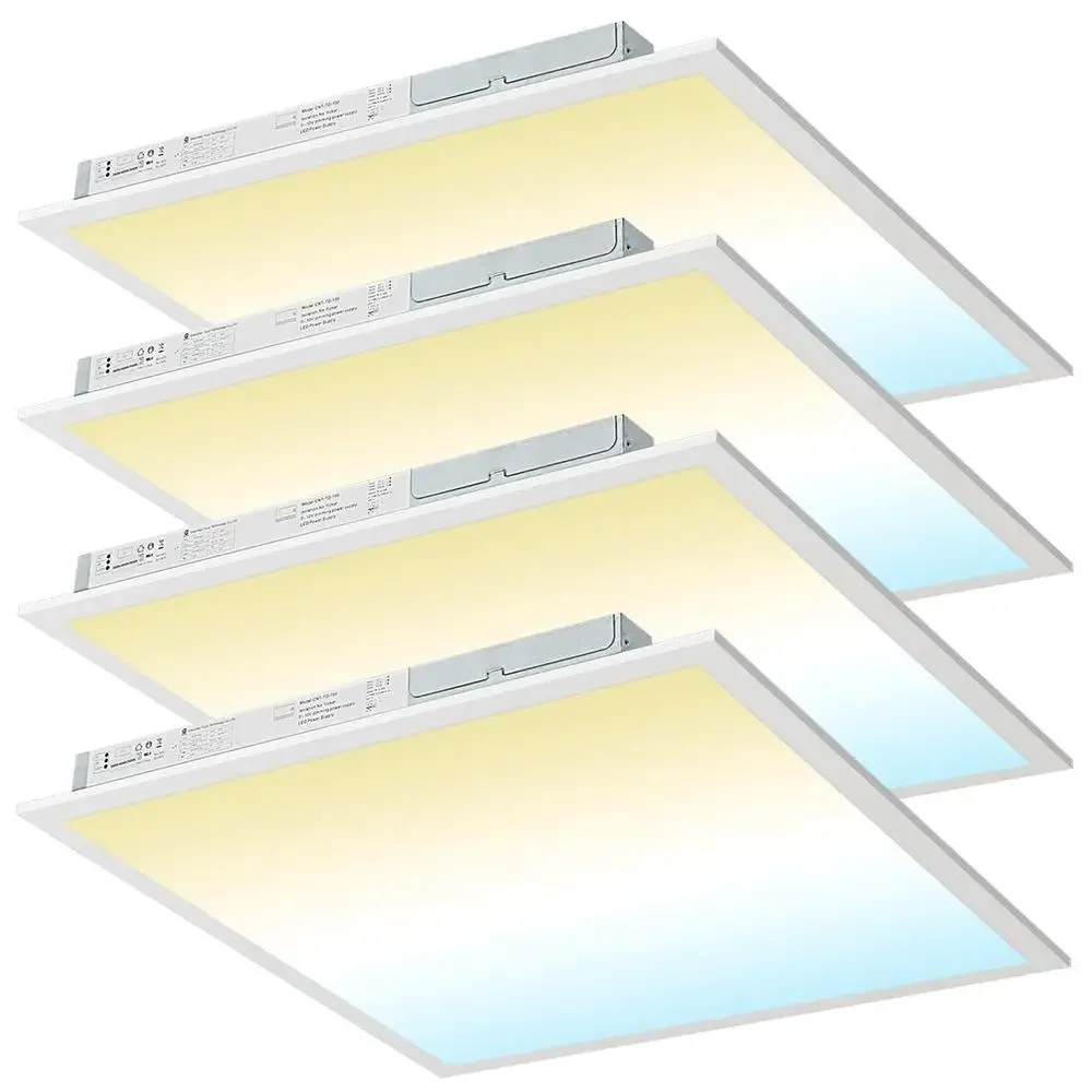 2x2 LED Flat Panel Light 50W 45W 40W 30W 25W Adjustable Color Temperature 5000K 4000K 3500K Dimmable Ceiling Lights