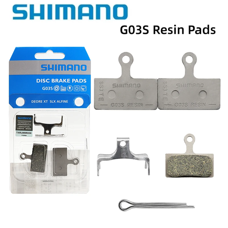 SHIMANO G03S Resin Brake Pads for Mountain Bicycle Disc Brake BR-M987 M985 M785 M765 M675 M666 M615 M585 M545 M535 Bike Parts