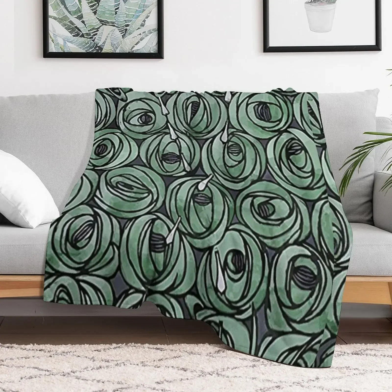 

Charles Rennie Mackintosh design Throw Blanket Blankets For Baby Luxury Throw Quilt Large Blankets
