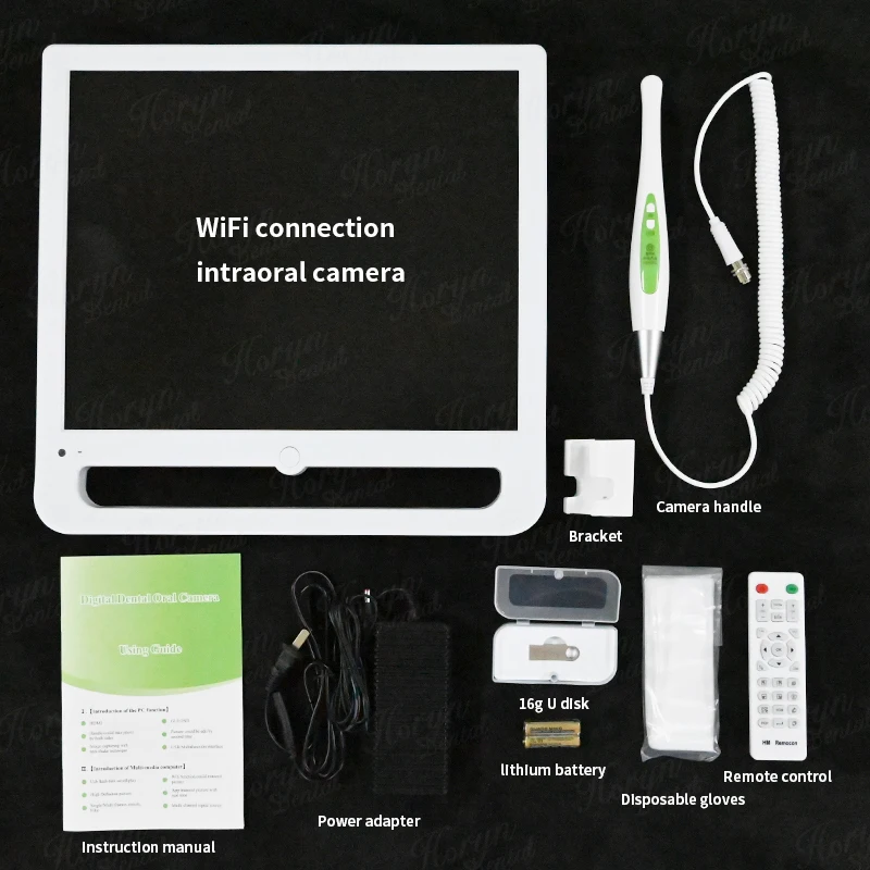 Dental equipment oral camera with USB AV / TV HDMI and VGA 17 inch monitor intraoral camera