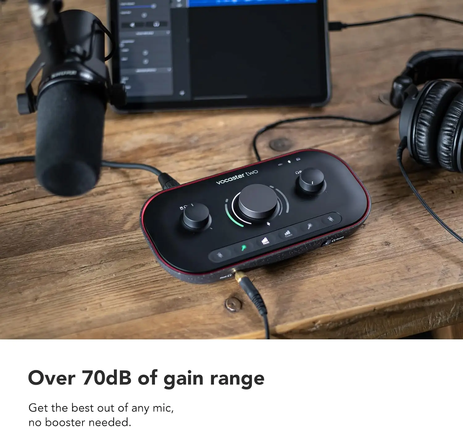 Vocaster Two USB-C Podcasting Audio Interface