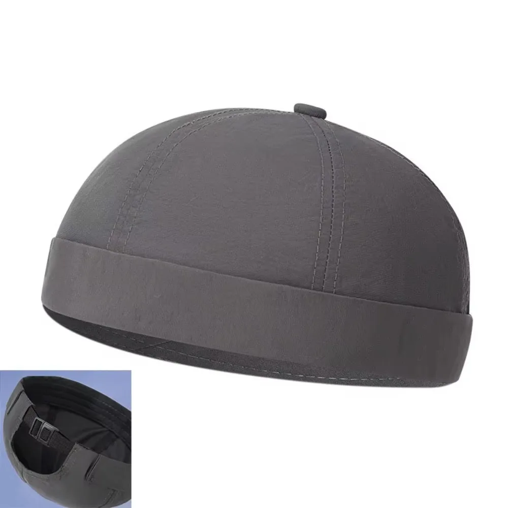 قبعة عصرية سريعة الجفاف بدون إطار، قبعة شبكية خفيفة الوزن قابلة للتعديل بلون سادة، قبعة صغيرة للاستخدام في الهواء الطلق يوميًا #1