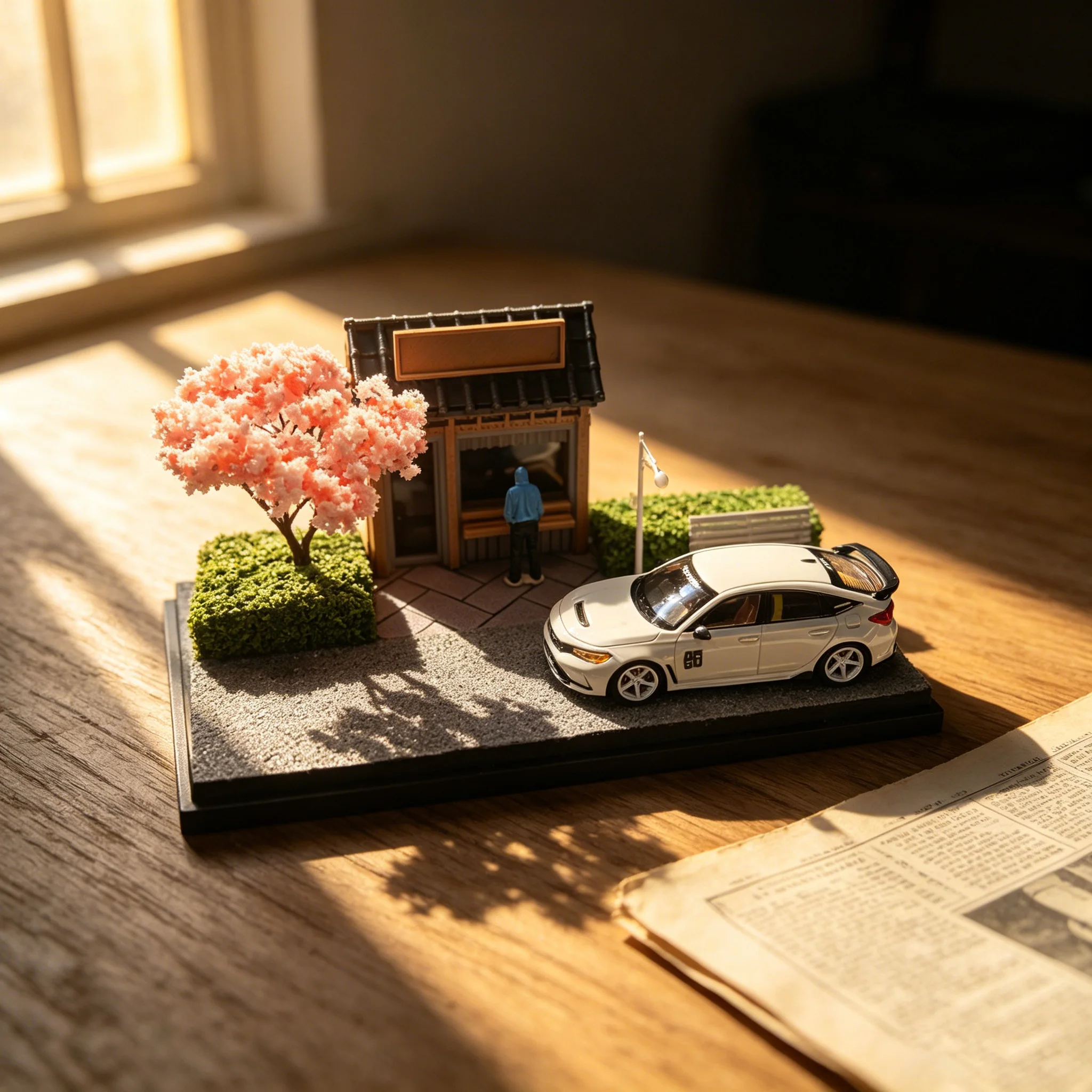 1:64 Anime Style Mini Diorama  - Photography Architecture review and price