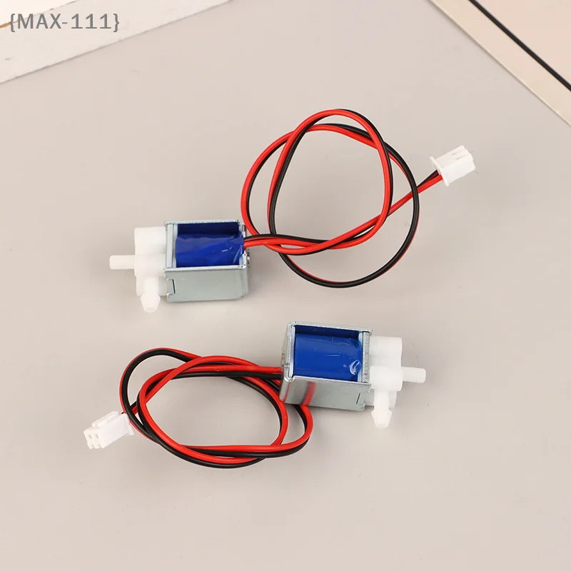 【F2-MAX111】Micro Mini Normally Closed Electric Solenoid Valve - DC 3.7V 6V 12V Bidirectional Water Exhaust Control Valve