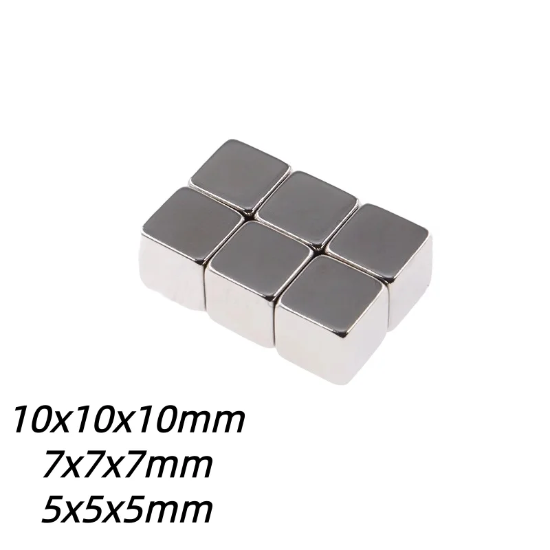 10x10x10 5x5x5mm Square  Powerful Magnets For Fridge, DIY, Building, Scientific, Craft, Education 10*10*10  5*5*5