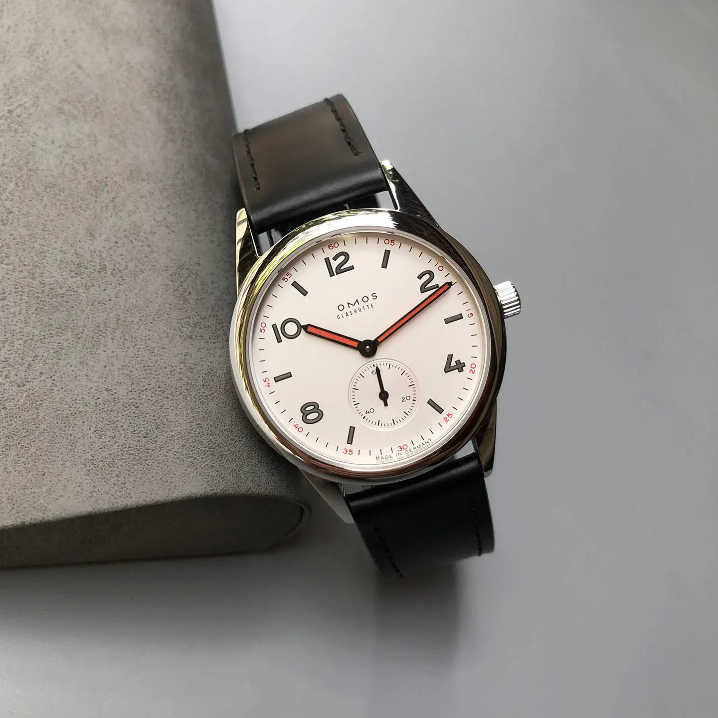 38.5mm Luxurious Men's Automatic Watch For Seagull ST1701 Movement Automatic Mechanical Watch Luminous Waterproof Leather Strap view 5