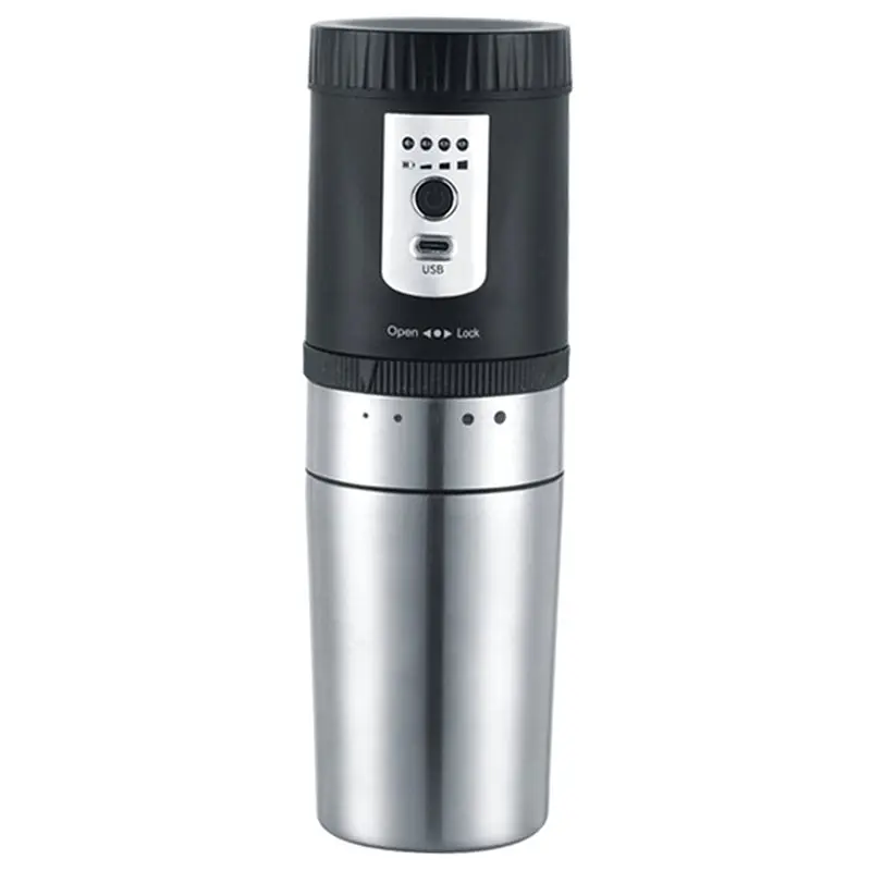 ab43-portable-coffee-maker-with-grinder-rechargeable-electric-cordless-usb-travel-espresso-machine-stainless-camping