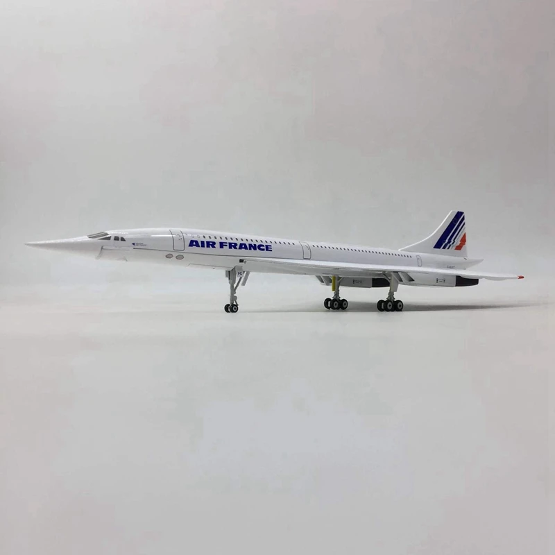 5X 1/200 Concorde Supersonic Passenger Aircraft Air France Airways Model For Static Display Collection