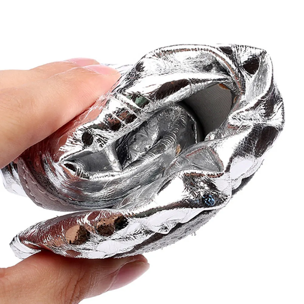 

PU Ballet Shoes for Kids Girls Non Slip Split Sole Dance Flats with Glitter Surface Ideal for Ballet Jazz Gymnastics