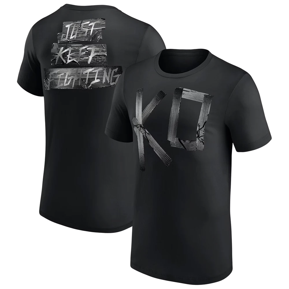 Men's Black Kevin Owens KO The Return T-Shirt 3D Printed Sports Quick Dry Short Sleeve Tops Daily Casual Plus Size T-Shirts 2026