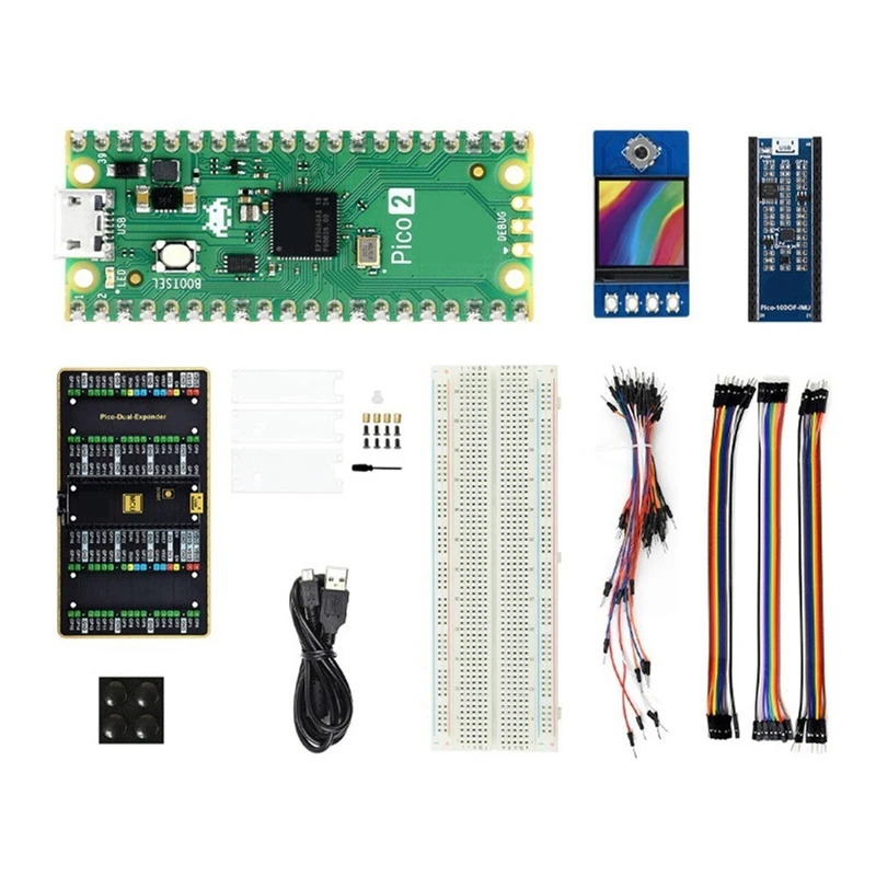 For Raspberry Pi Pico 2 Kit With LCD Display Development Board RP2350 Microcontroller ARM Cortex-M33 Motherboard