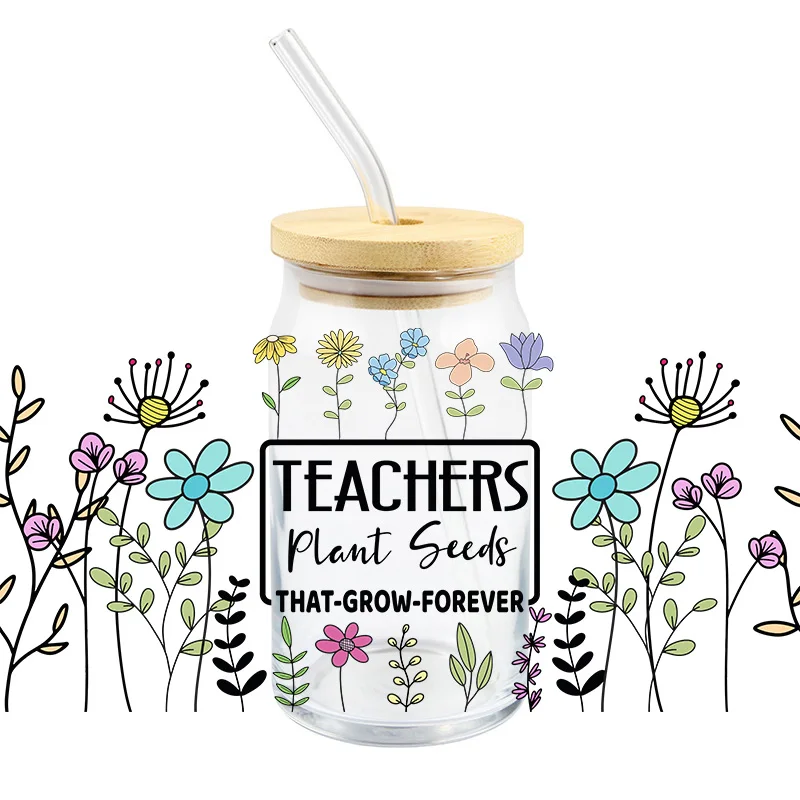Uv Dtf Teacher Daily Affirmations Transfer Sticker Diy Waterproof All Of My Students Are Capable Of Succeeding Custom Decals