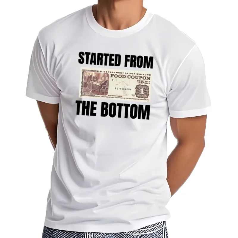 Camiseta con estampado de letras para hombre y mujer, camisa informal con cuello redondo, manga corta, talla grande, Unisex