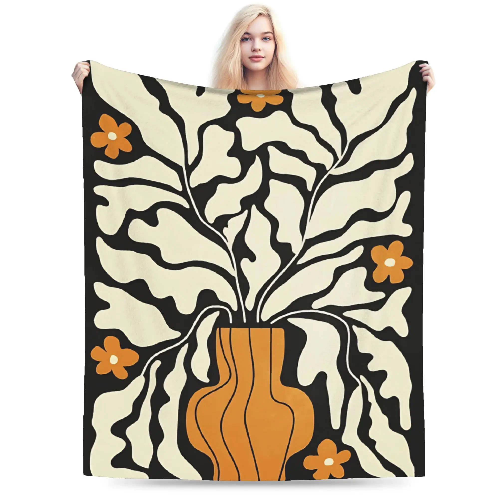 Flower Market  Super Warm Blanket  Kids Adult Plush Throw Blanket Novelty Couch Chair Flannel Bedspread Sofa Bed Cover